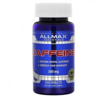 ALLMAX, Essentials, Caffeine, 200 mg, 100 Tablets