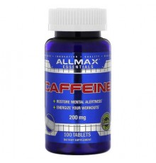 ALLMAX, Essentials, Caffeine, 200 mg, 100 Tablets