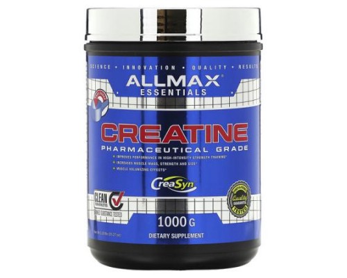 ALLMAX, Creatine, Pharmaceutical Grade, Unflavored, 2.2 lbs (1,000 g) ALLMAX, Creatine, Pharmaceutical Grade, Unflavored, 2.2 lbs (1,000 g)