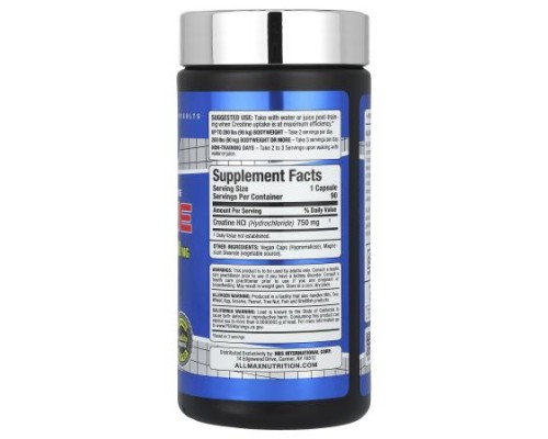 ALLMAX, Creatine HCL, 750 mg, 90 Capsules ALLMAX, Creatine HCL, 750 mg, 90 Capsules