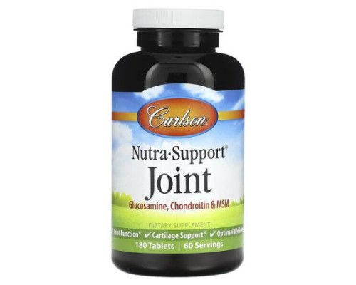 Carlson, Nutra-Support Joint, 180 Tablets