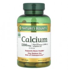 Nature's Bounty, Calcium Plus Vitamin D3, 120 Softgels