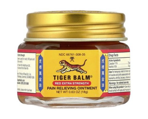 Tiger Balm, Pain Relieving Ointment, Extra Strength, 0.63 oz (18 g) Tiger Balm, Pain Relieving Ointment, Extra Strength, 0.63 oz (18 g)