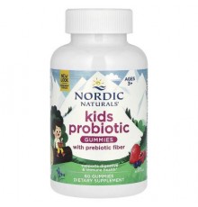 Nordic Naturals, Kids Probiotic Gummies, Ages 3+, Great Berry, 60 Gummies