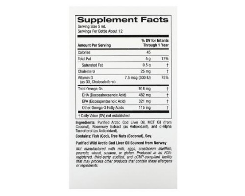 California Gold Nutrition, Baby's DHA, Omega-3s with Vitamin D3 and EPA, 2 fl oz (59 ml) California Gold Nutrition, Baby's DHA, Omega-3s with Vitamin D3 and EPA, 2 fl oz (59 ml)