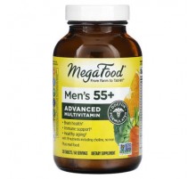MegaFood, Men's 55+, Advanced Multivitamin, 120 Tablets