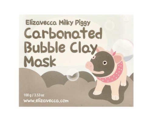 Elizavecca, Milky Piggy, Carbonated Bubble Clay Beauty Mask, 3.53 oz (100 g)