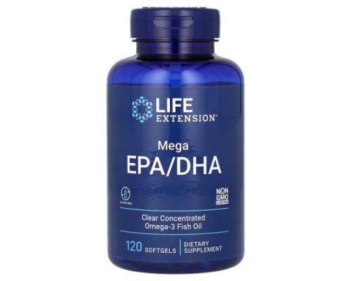 Life Extension, Mega EPA/DHA, 120 Softgels (1,000 mg per Softgel)