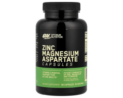 Optimum Nutrition, Zinc Magnesium Aspartate, 90 Capsules Optimum Nutrition, Zinc Magnesium Aspartate, 90 Capsules