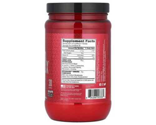 BSN, AminoX®, Endurance & Recovery, Grape, 15.3 oz (435 g) BSN, AminoX®, Endurance & Recovery, Grape, 15.3 oz (435 g)