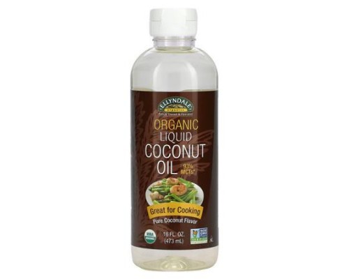 NOW Foods, Ellyndale Organics, Organic Liquid Coconut Oil, Pure Coconut, 16 fl oz (473 ml) NOW Foods, Ellyndale Organics, Organic Liquid Coconut Oil, Pure Coconut, 16 fl oz (473 ml)