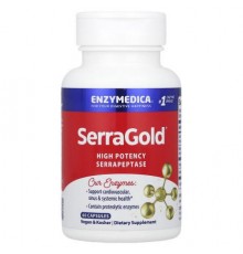 Enzymedica, SerraGold®, High Potency Serrapeptase, 60 Capsules