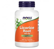 NOW Foods, Licorice Root, 450 mg, 100 Veg Capsules
