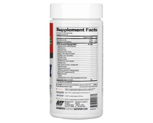 GAT, JetFuel®,  Original, 144 Oil Infused Capsules