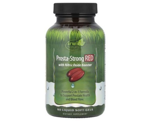 Irwin Naturals, Prosta-Strong RED™, 80 Liquid Soft-Gels Irwin Naturals, Prosta-Strong RED™, 80 Liquid Soft-Gels