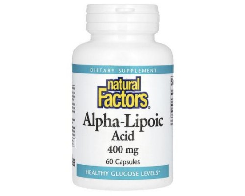 Natural Factors, Alpha-Lipoic Acid, 400 mg, 60 Capsules