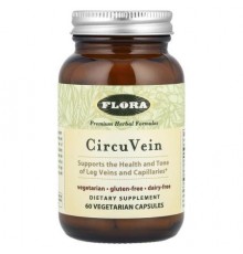 Flora, CircuVein, 60 Vegetarian Capsules