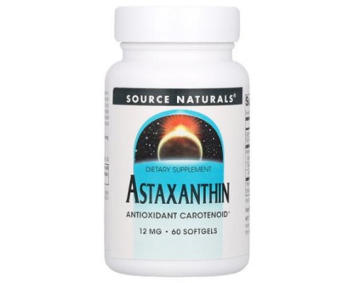 Source Naturals, Astaxanthin, 60 Softgels
