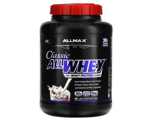ALLMAX, CLASSIC ALLWHEY®, 100% Whey Protein, Cookies & Cream, 5 lbs. (2.27 kg) ALLMAX, CLASSIC ALLWHEY®, 100% Whey Protein, Cookies & Cream, 5 lbs. (2.27 kg)
