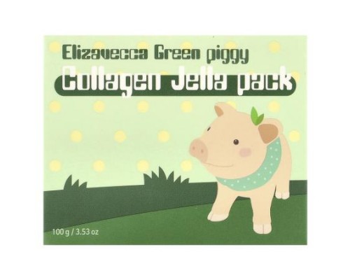 Elizavecca, Green Piggy, Collagen Jelly Pack, 3.53 oz (100 g) Elizavecca, Green Piggy, Collagen Jelly Pack, 3.53 oz (100 g)