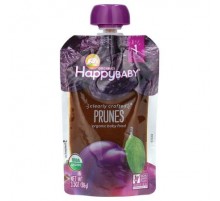 Happy Family Organics, Happy Baby, Organic Baby Food, Stage 1, Prunes, 3.5 oz (99 g)