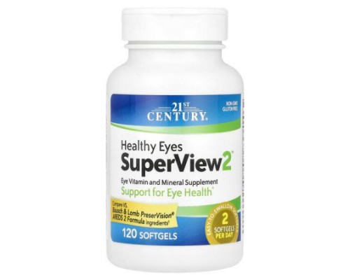 21st Century, Healthy Eyes SuperView2™, 120 Softgels 21st Century, Healthy Eyes SuperView2™, 120 Softgels