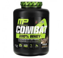 MusclePharm, Combat 100% Whey Protein, Cappuccino, 5 lb (2.24 kg)