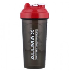 ALLMAX, Leak-Proof Shaker, Black/Red, 25 oz (700 ml)
