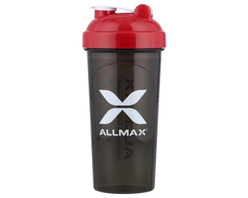 ALLMAX, Leak-Proof Shaker, Black/Red, 25 oz (700 ml) ALLMAX, Leak-Proof Shaker, Black/Red, 25 oz (700 ml)