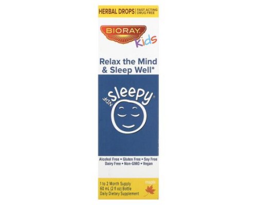 Bioray, Kids, NDF Sleepy, Maple, 2 fl oz (60 ml) Bioray, Kids, NDF Sleepy, Maple, 2 fl oz (60 ml)
