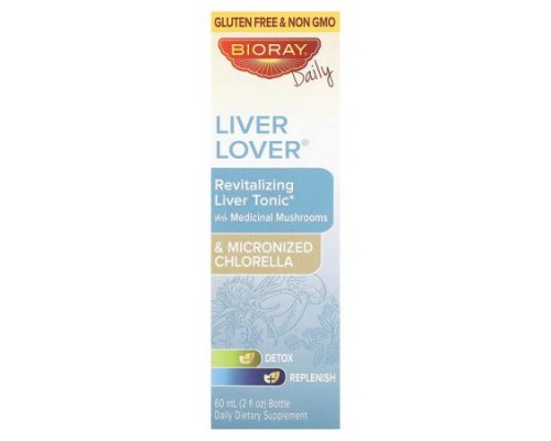 Bioray, Liver Lover, Revitalizing Liver Tonic, Alcohol Free, 2 fl oz (60 ml)