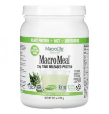 Macrolife Naturals, MacroMeal, Ultimate Protein Powder, Vanilla, 21.7 oz (615 g)