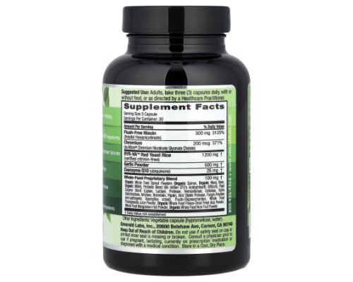 Emerald Laboratories, Cholesterol Health, 90 Vegetable Capsules Emerald Laboratories, Cholesterol Health, 90 Vegetable Capsules