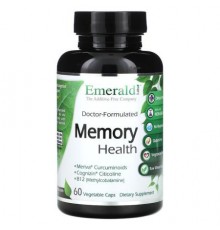 Emerald Laboratories, Memory Health, 60 Vegetable Caps
