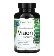 Emerald Laboratories, Vision Health, 60 Vegetable Caps