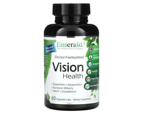 Emerald Laboratories, Vision Health, 60 Vegetable Caps Emerald Laboratories, Vision Health, 60 Vegetable Caps