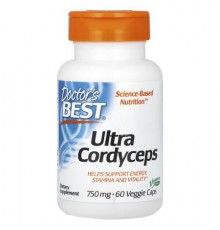 Doctor's Best, Ultra Cordyceps, 750 mg, 60 Veggie Caps