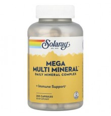 Solaray, Mega Multi Mineral™, 200 Capsules