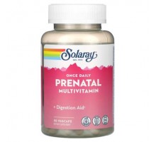 Solaray, Once Daily, Prenatal Multivitamin, 90 VegCaps