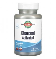 KAL, Charcoal Activated, 100 VegCaps (250 mg per VegCap)