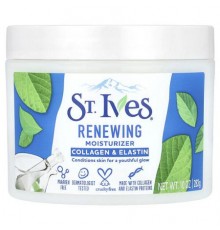 St. Ives, Renewing Moisturizer, Collagen & Elastin, 10 oz (283 g)