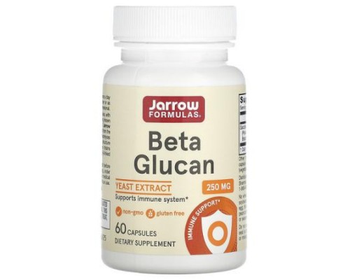 Jarrow Formulas, Beta Glucan, 250 mg, 60 Capsules Jarrow Formulas, Beta Glucan, 250 mg, 60 Capsules