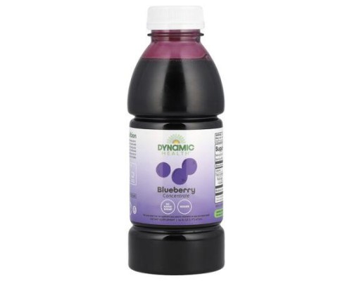 Dynamic Health, Blueberry Concentrate, 16 fl oz (473 ml) Dynamic Health, Blueberry Concentrate, 16 fl oz (473 ml)