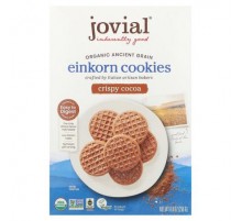Jovial, Organic Einkorn Cookies, Crispy Cocoa, 8.8 oz (250 g)