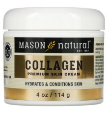 Mason Natural, Collagen Premium Skin Cream, Pear, 4 oz (114 g)