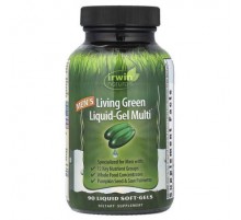 Irwin Naturals, Men's Living Green Liquid-Gel Multi®, 90 Liquid Soft-Gels
