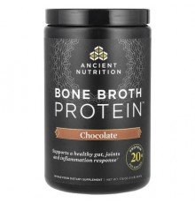 Ancient Nutrition, Bone Broth Protein™, Chocolate, 1.1 lb (504 g)