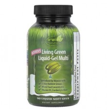 Irwin Naturals, Women's Living Green Liquid-Gel Multi®, 90 Liquid Soft-Gels