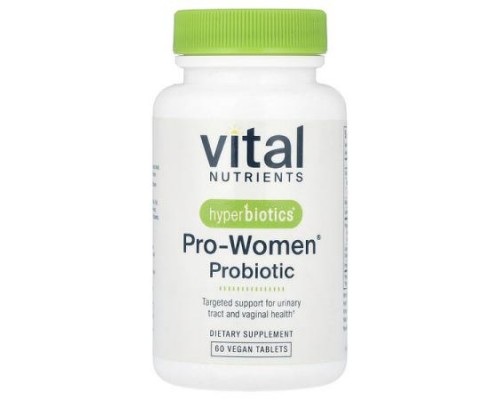 Vital Nutrients, Hyperbiotics®, Pro-Women® Probiotic, 60 Vegan Tablets