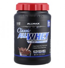 ALLMAX, CLASSIC ALLWHEY®, 100% Whey Protein Source, Chocolate, 2 lbs (907 g)